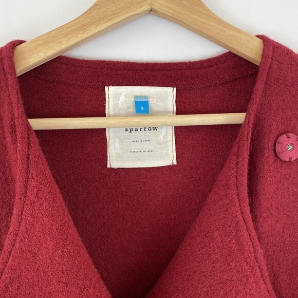 Anthropologie Berry Buttoned Blazer - Picture 4 of 7